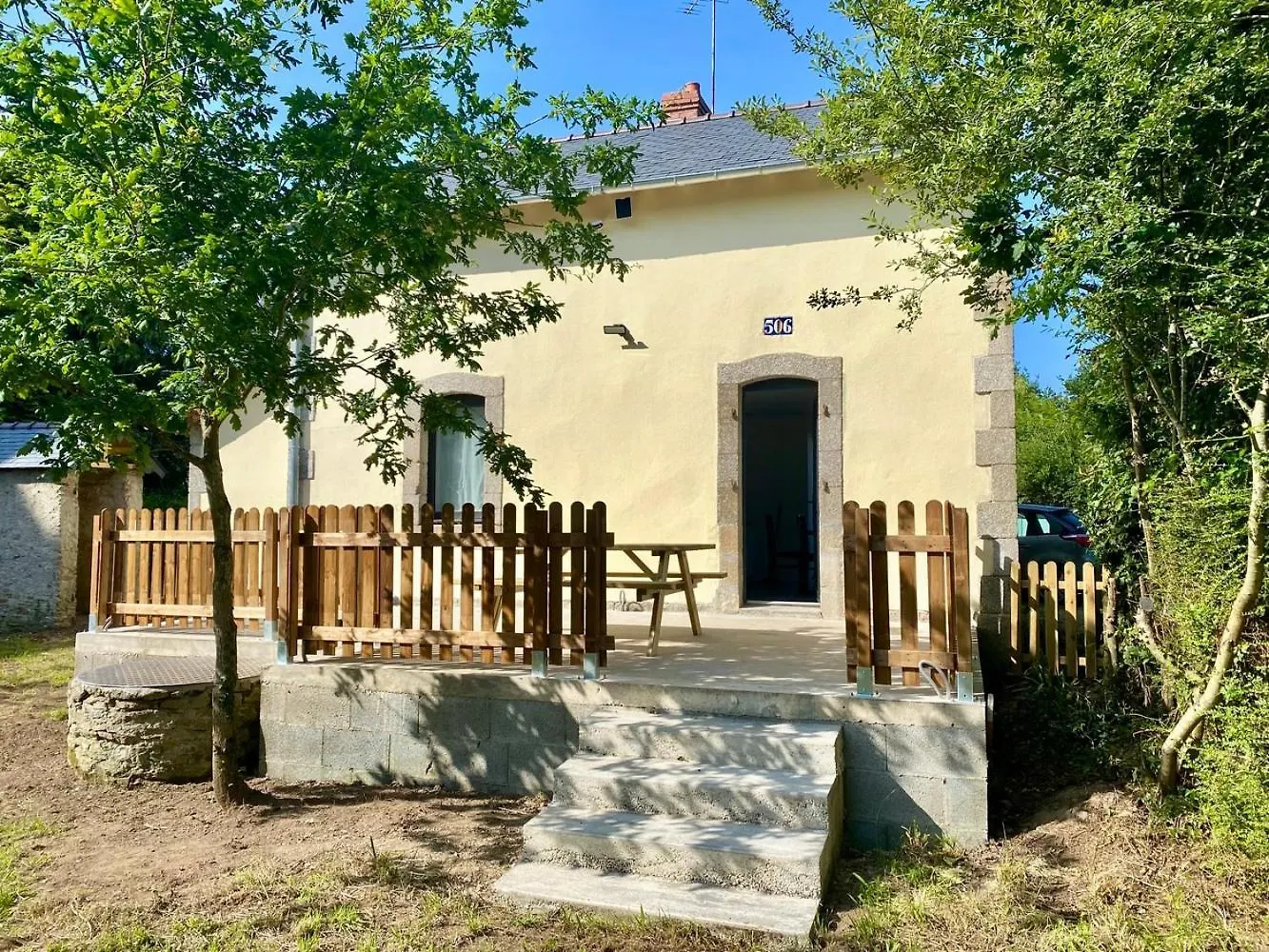 بيت للعطل Charmante Maison Au Fil De La Voie Verte كونكارنو